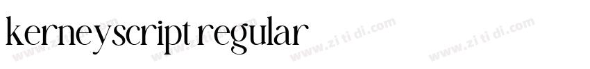 kerneyscript regular字体转换 kerneyscript regular字体转换